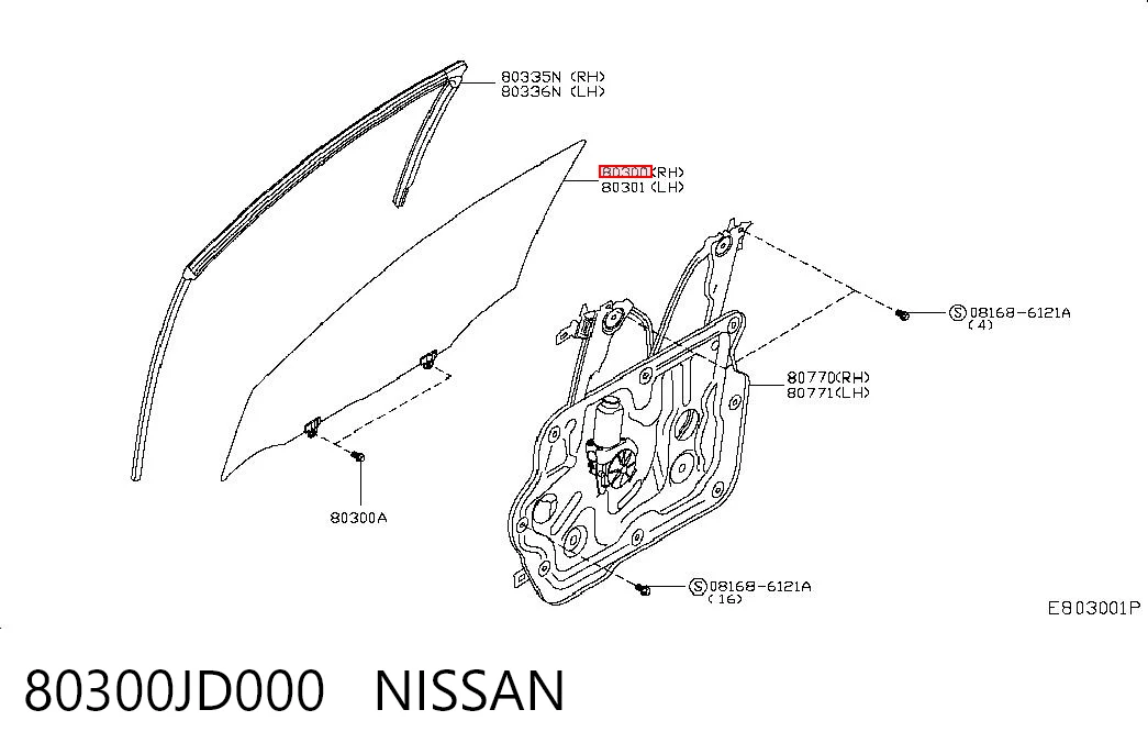 80300JD000 Nissan/Infiniti