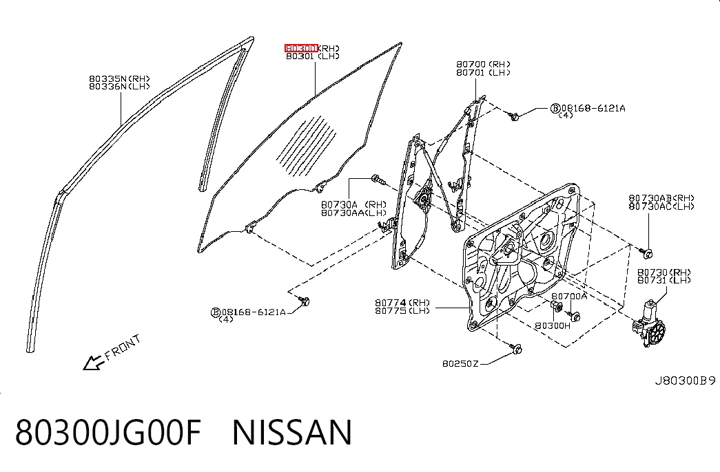 80300JG00F Nissan/Infiniti