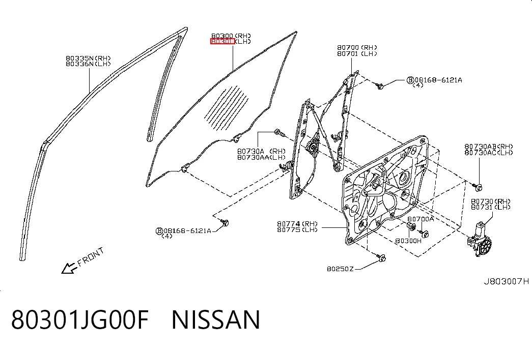 80301JG00F Nissan/Infiniti