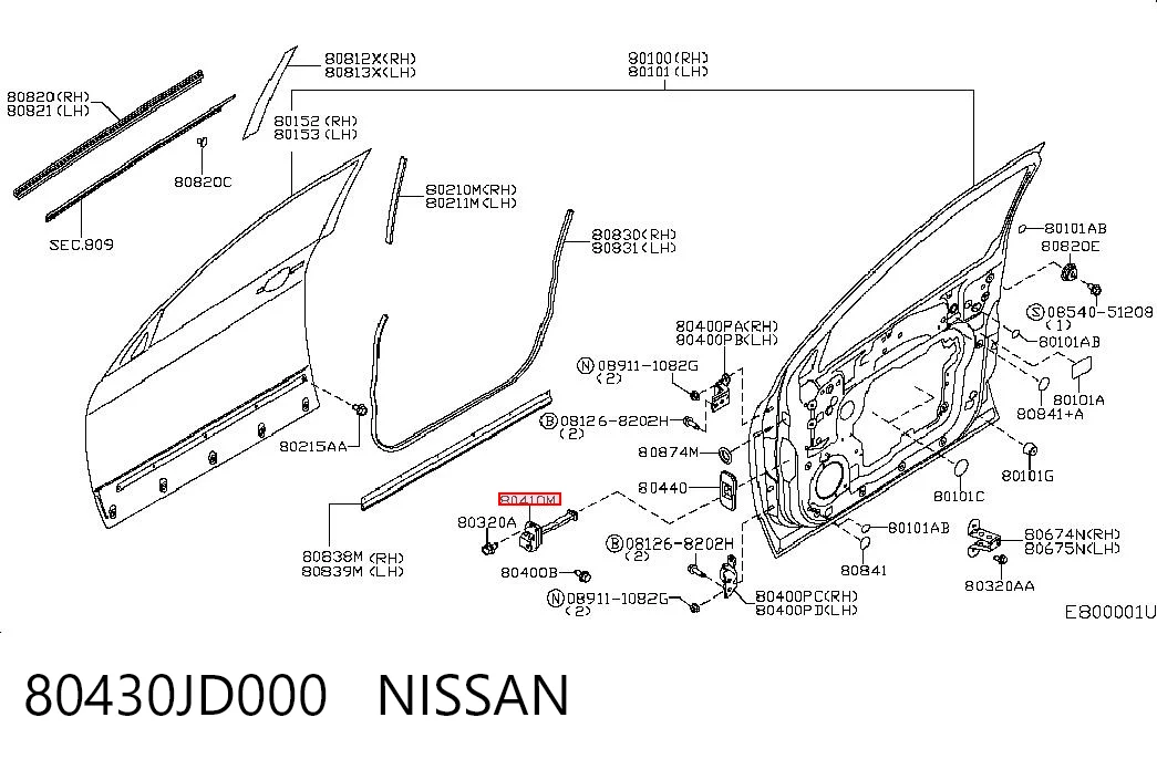 80430JD000 Nissan/Infiniti