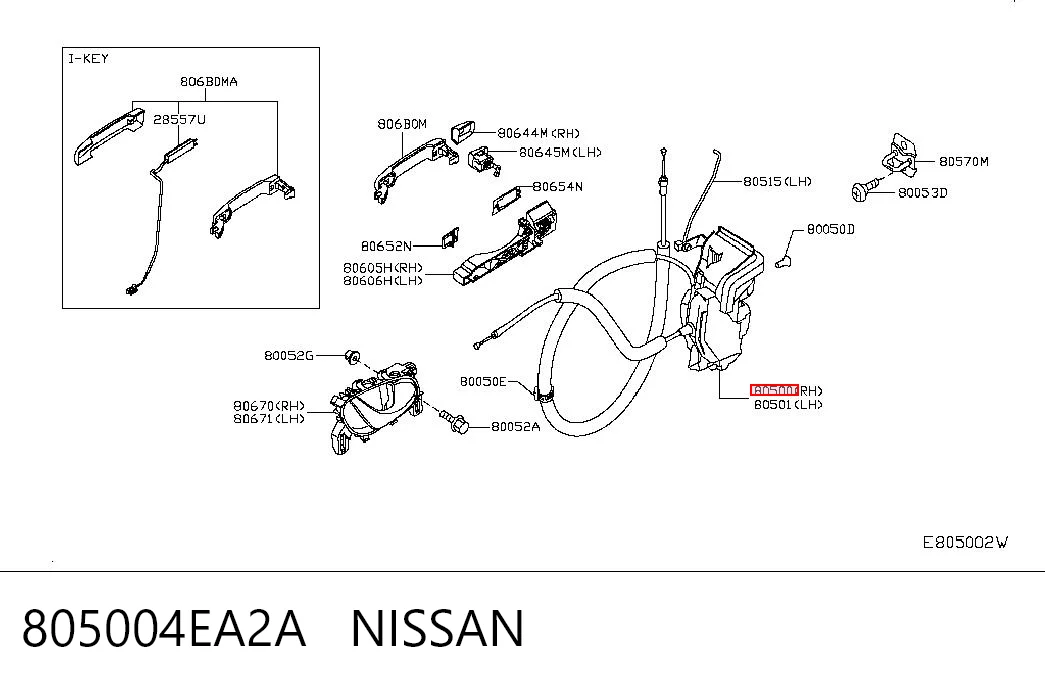 805004EA2A Nissan/Infiniti