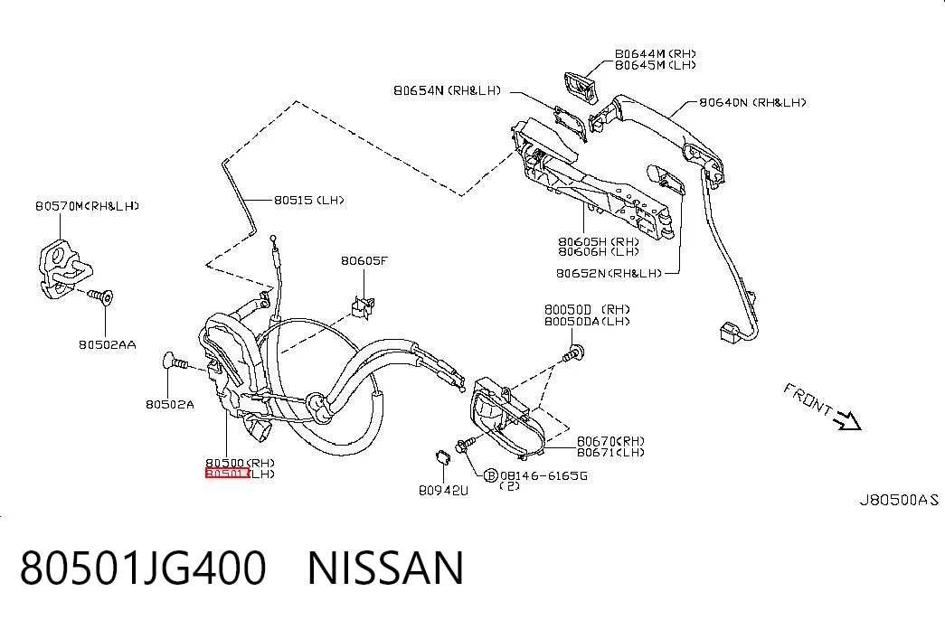 80501JG400 Nissan/Infiniti