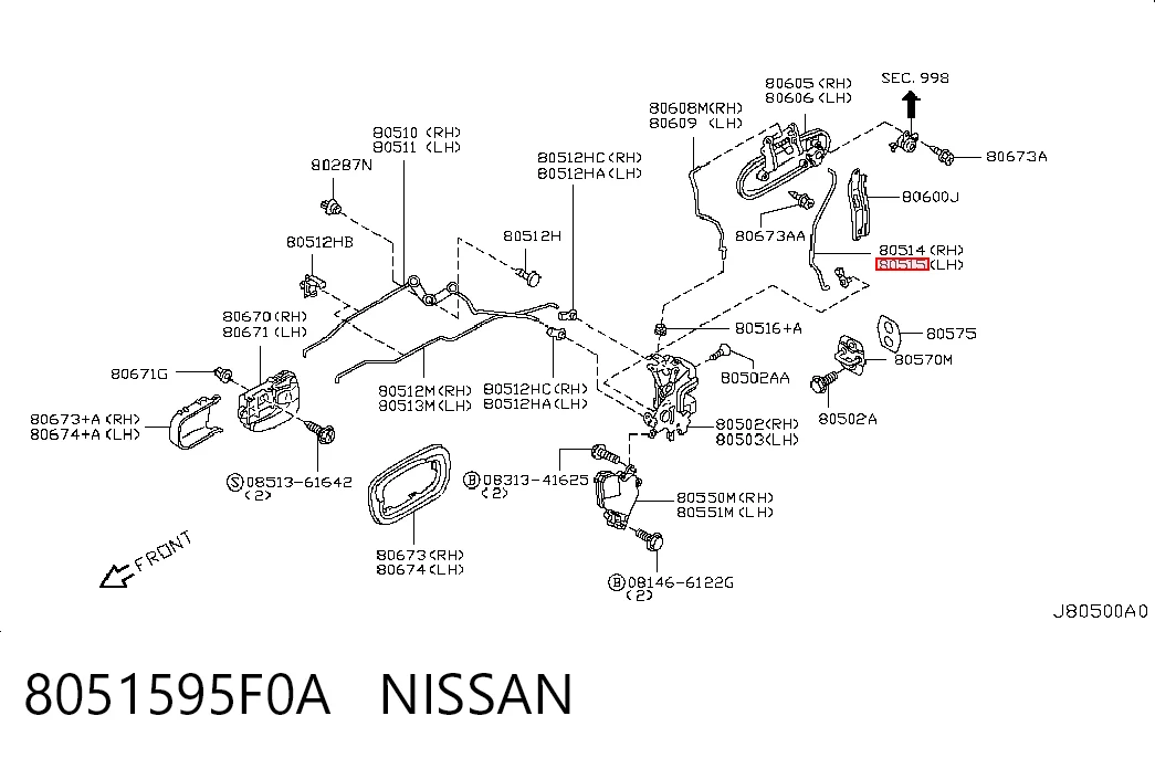 8051595F0A Nissan/Infiniti