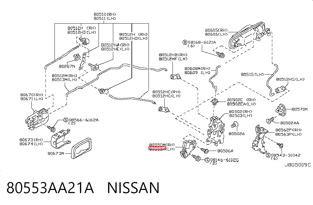 80553AA21A Nissan/Infiniti
