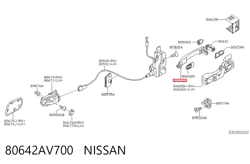 80642AV700 Nissan/Infiniti