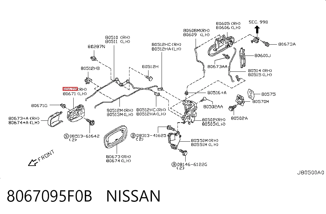 8067095F0B Nissan/Infiniti