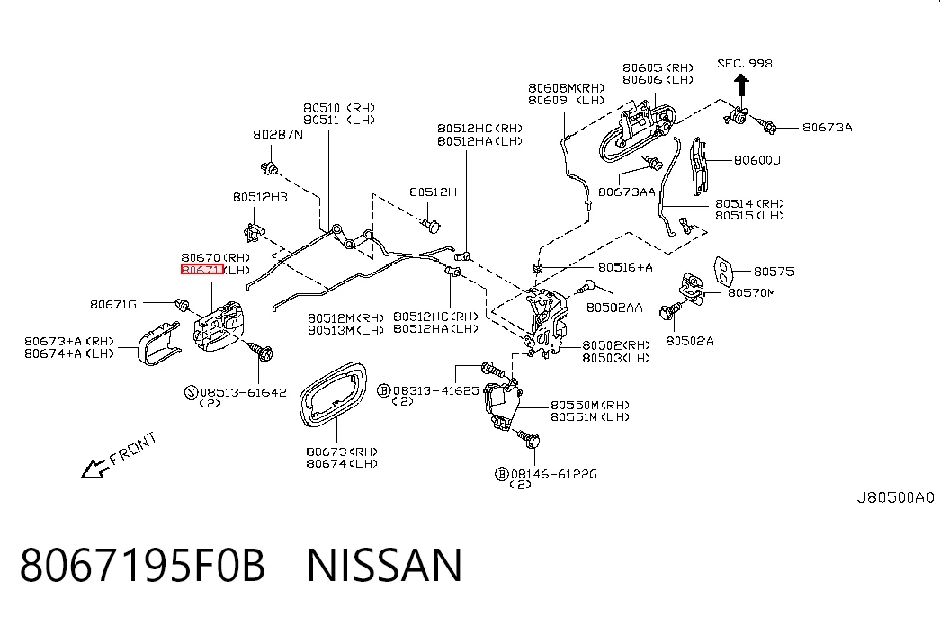 8067195F0B Nissan/Infiniti