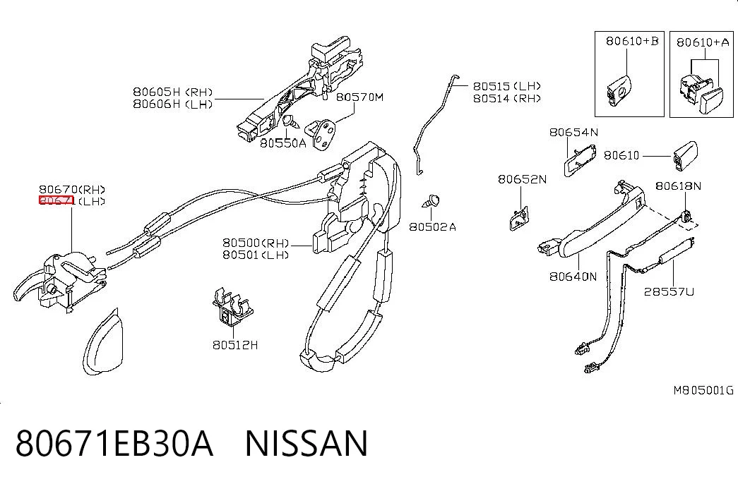 80671EB30A Nissan/Infiniti