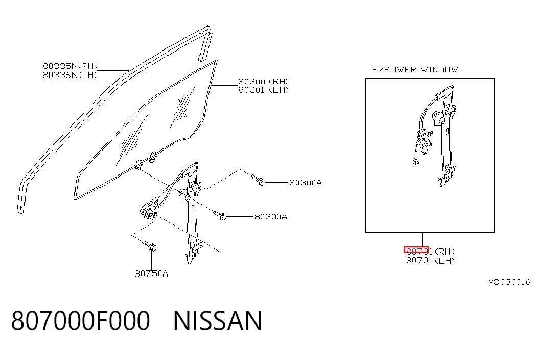 807000F000 Nissan/Infiniti