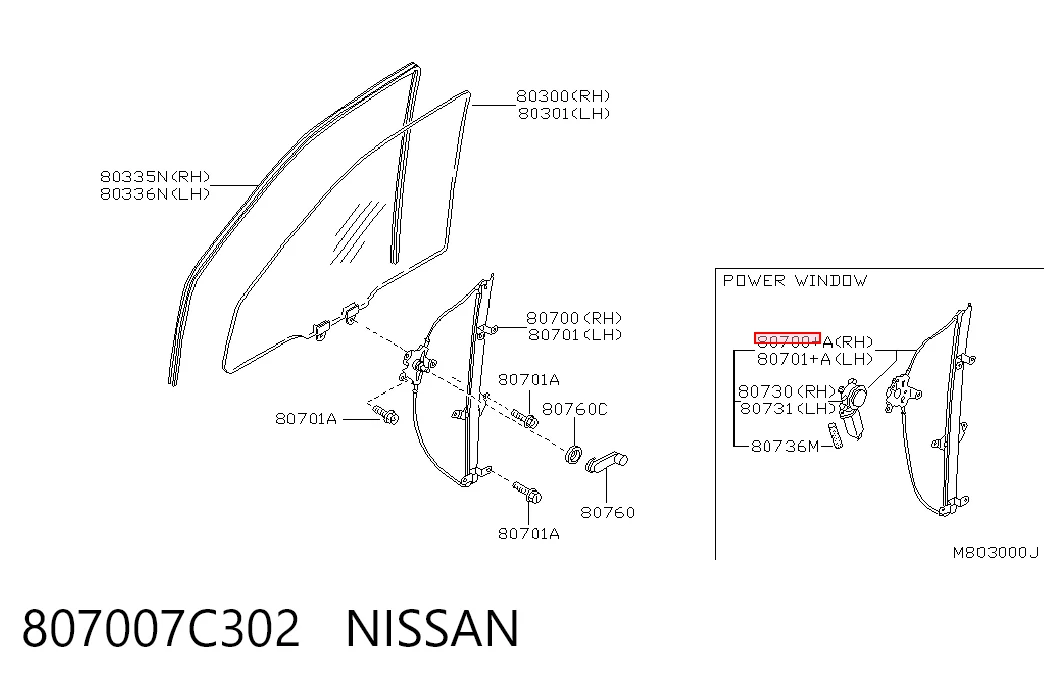 807007C302 Nissan/Infiniti