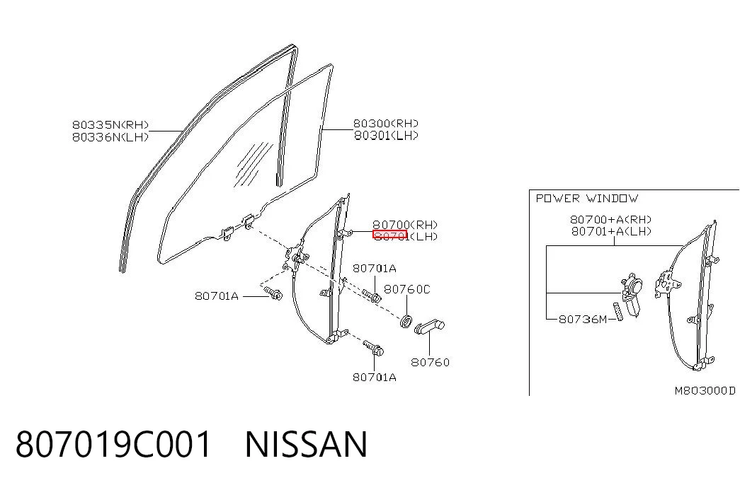 807019C001 Nissan/Infiniti