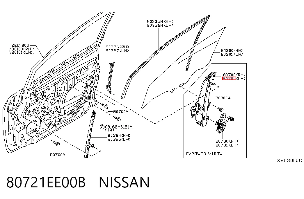 80721EE00B Nissan/Infiniti