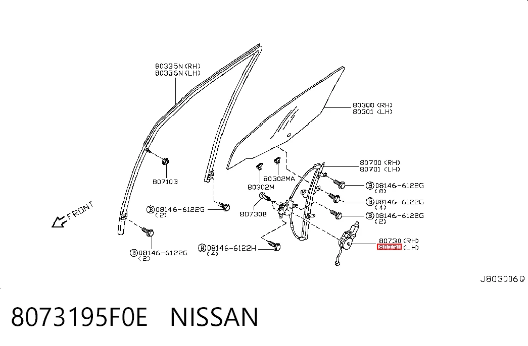 8073195F0E Nissan/Infiniti
