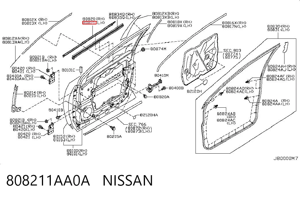 808211AA0A NISSAN