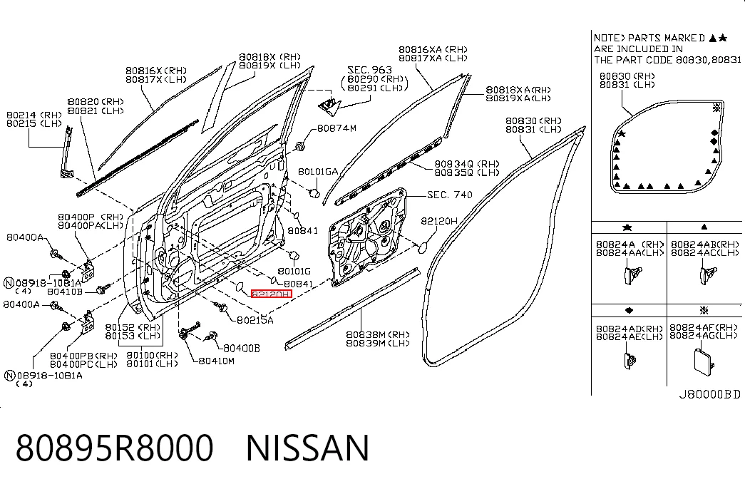 80895R8000 Nissan/Infiniti