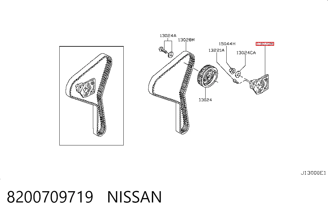  Tensor correa distribución Nissan Primera 