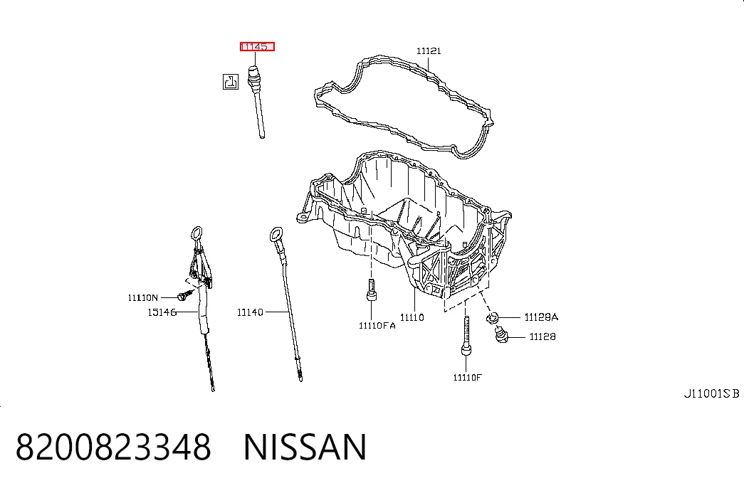 Sensor del nivel de aceite del motor ERA 551592