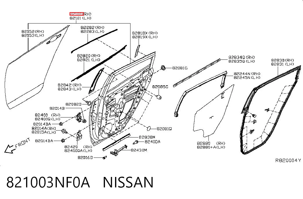 821003NF0A Nissan/Infiniti