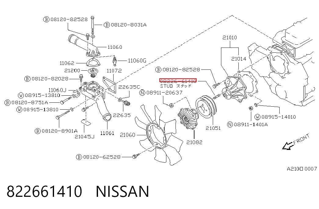 822661410 Nissan/Infiniti
