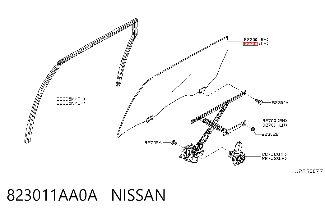 823011AA0A Nissan/Infiniti