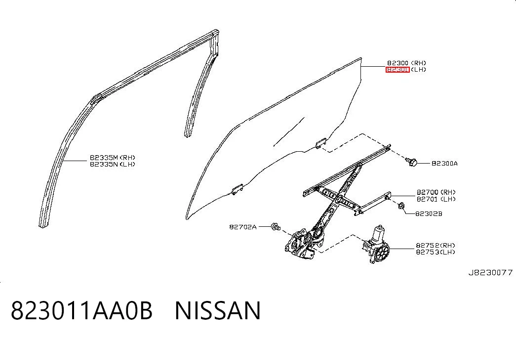 823011AA0B Nissan/Infiniti