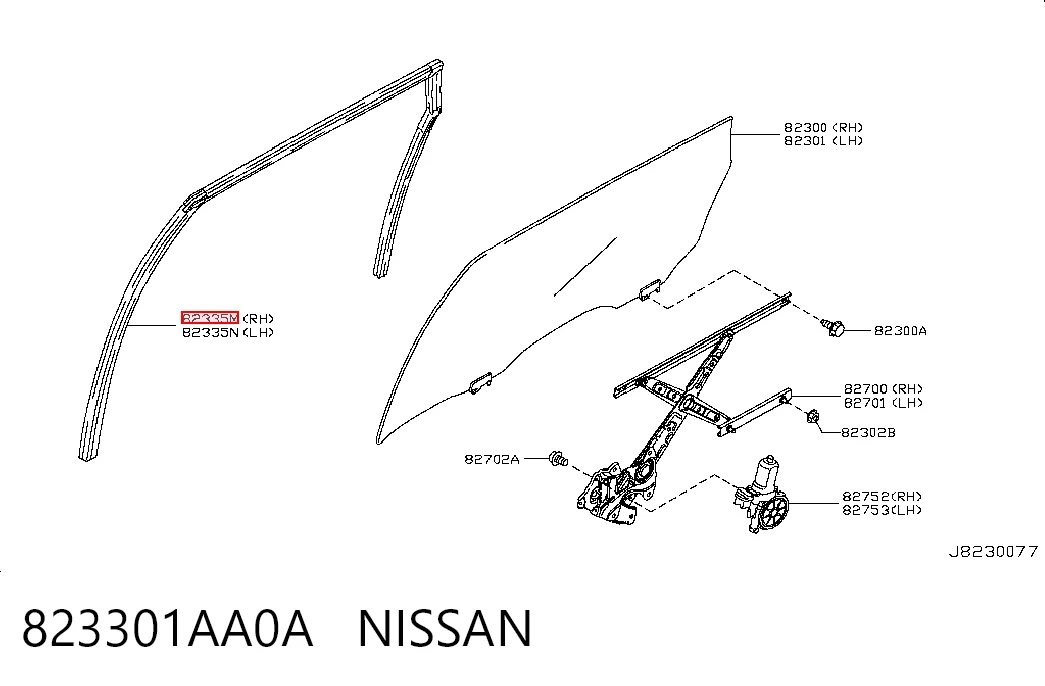 823301AA0A Nissan/Infiniti