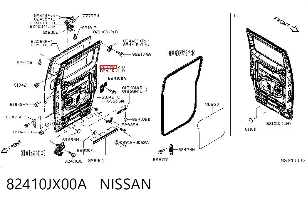 82410JX00A Nissan/Infiniti 