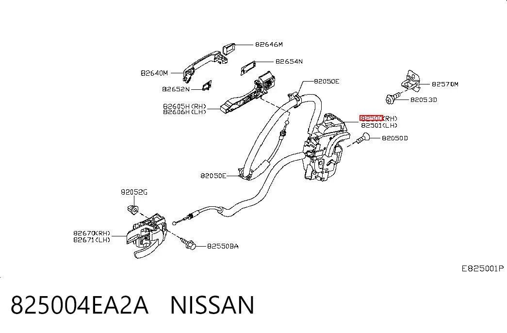 825004EA2A Nissan/Infiniti