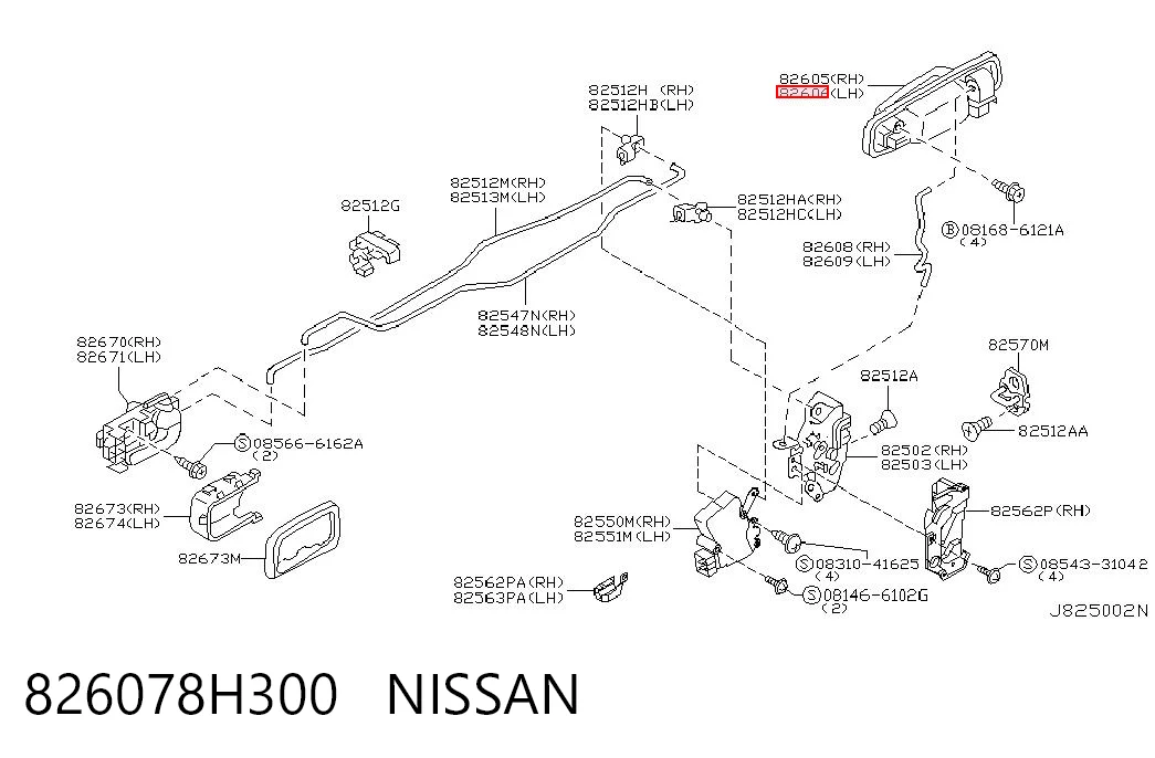 826078H300 Nissan/Infiniti