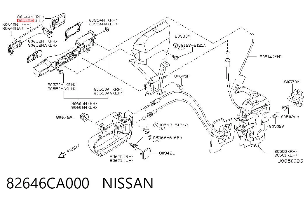 82646CA000 Nissan/Infiniti 