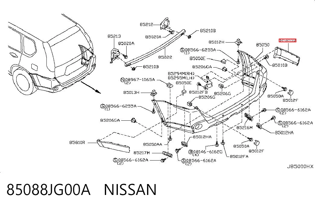 85088JG00A Nissan/Infiniti