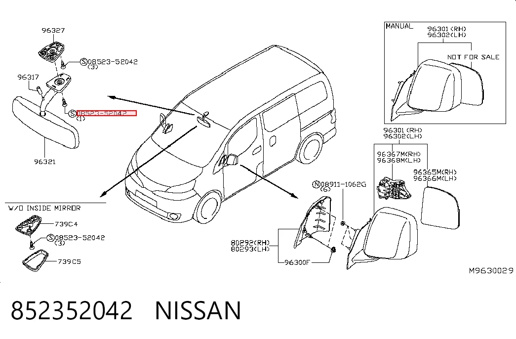 852352042 Nissan/Infiniti