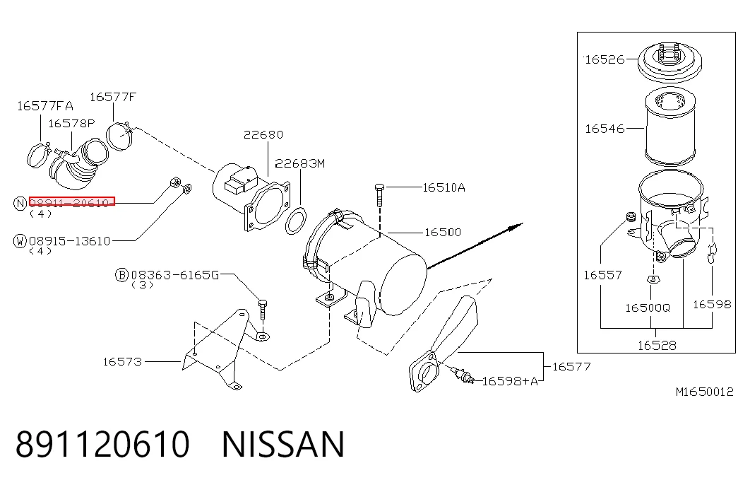 891120610 Nissan/Infiniti