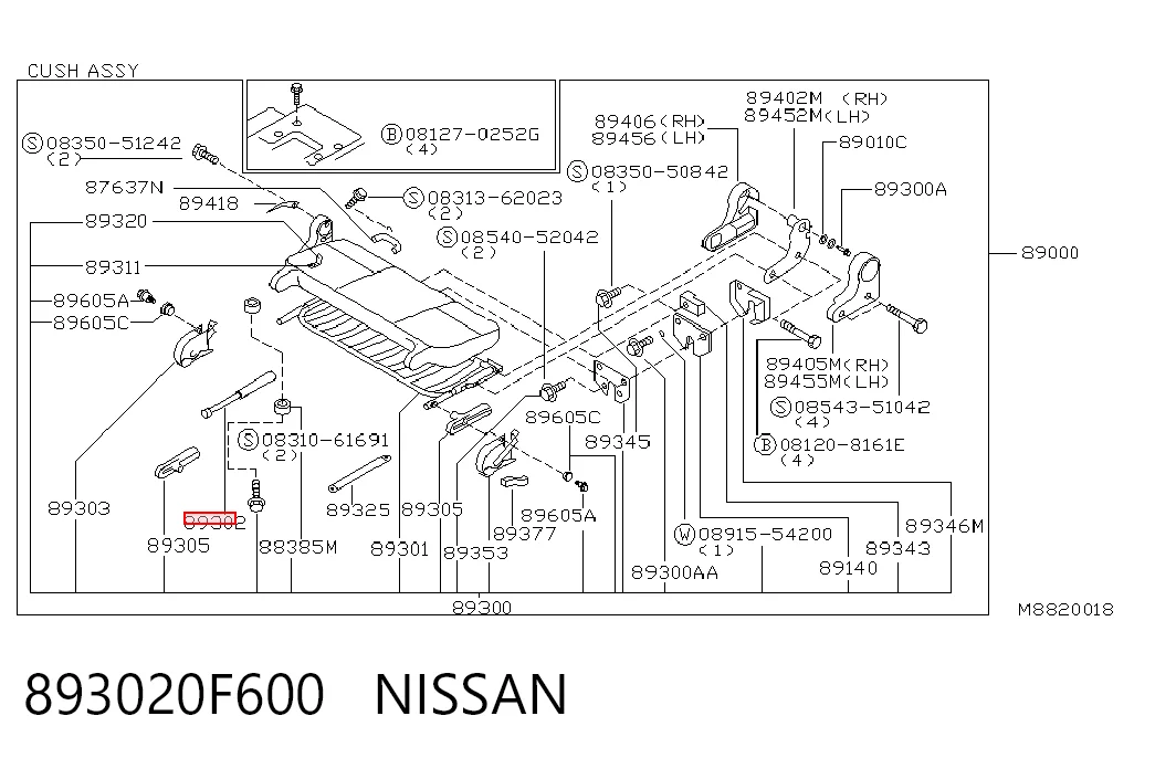 Comprar Amortiguador de la tapa del maletero Nissan Terrano II R20 a bajo precio