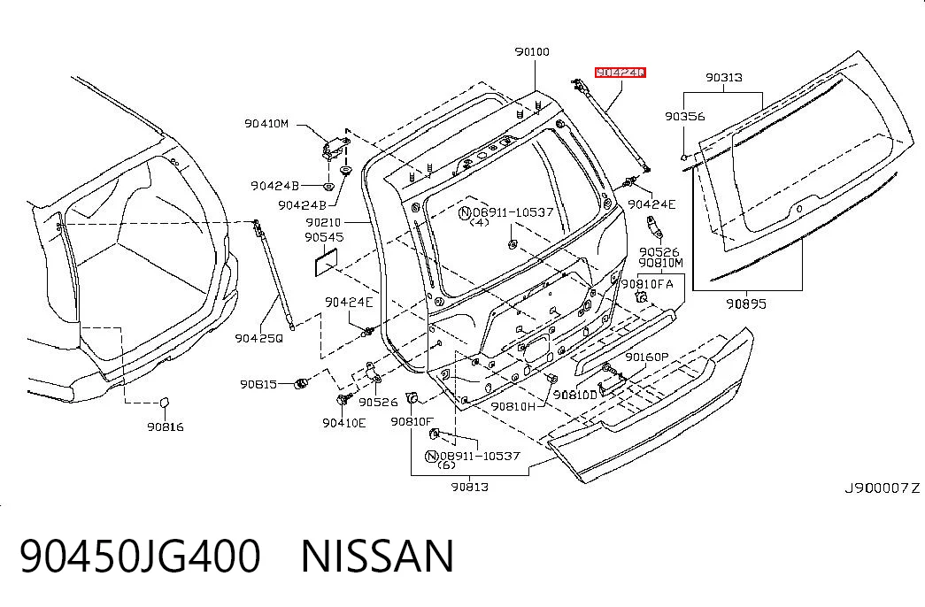 90450JG400 Nissan/Infiniti