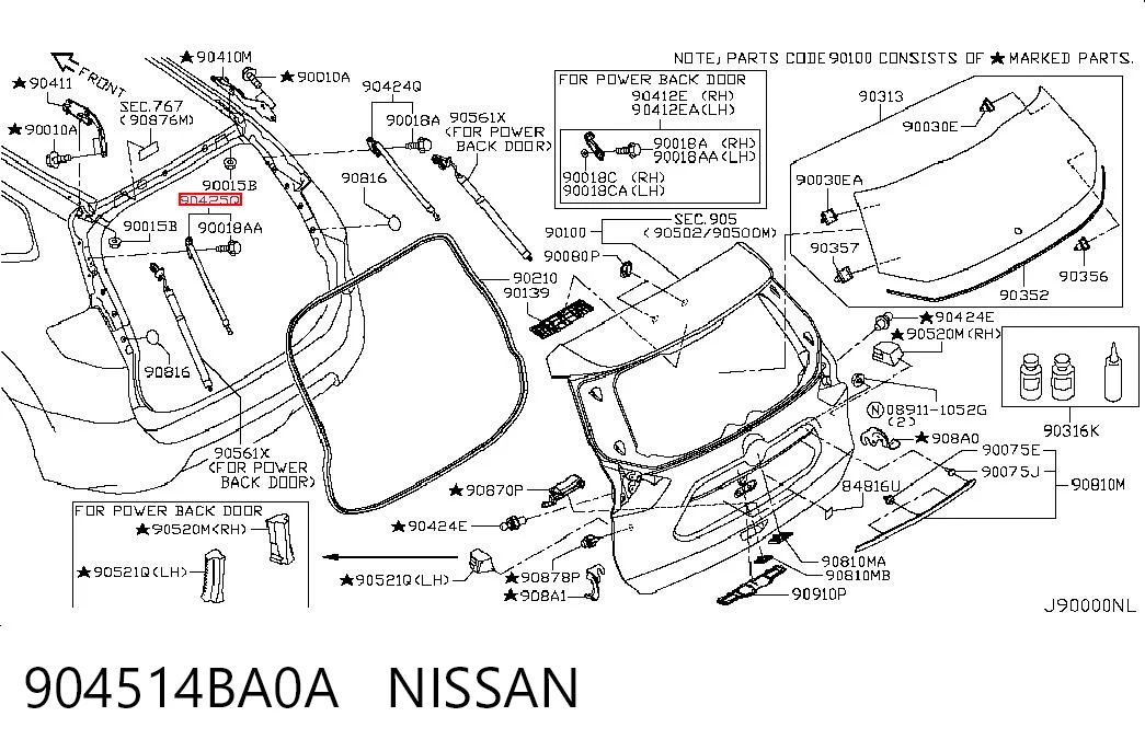 904514BA0A Nissan/Infiniti