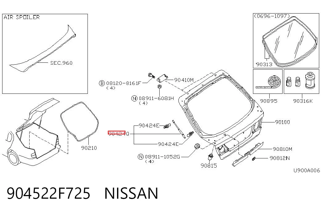 904522F725 Nissan/Infiniti
