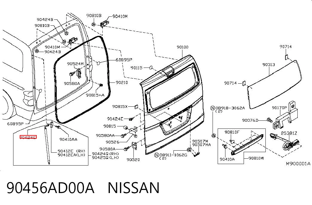 90456AD00A NISSAN