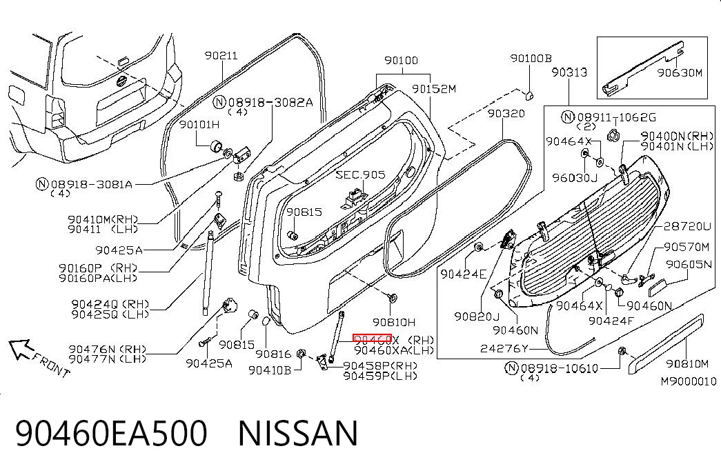 90460EA500 Nissan/Infiniti