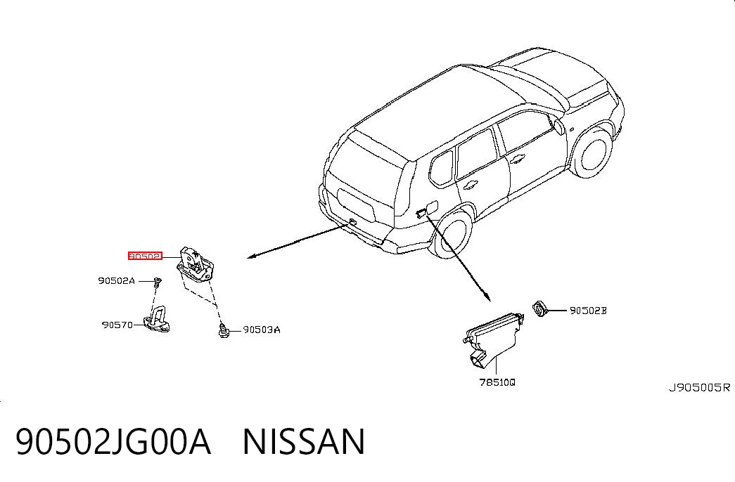 90502JG00A Nissan/Infiniti