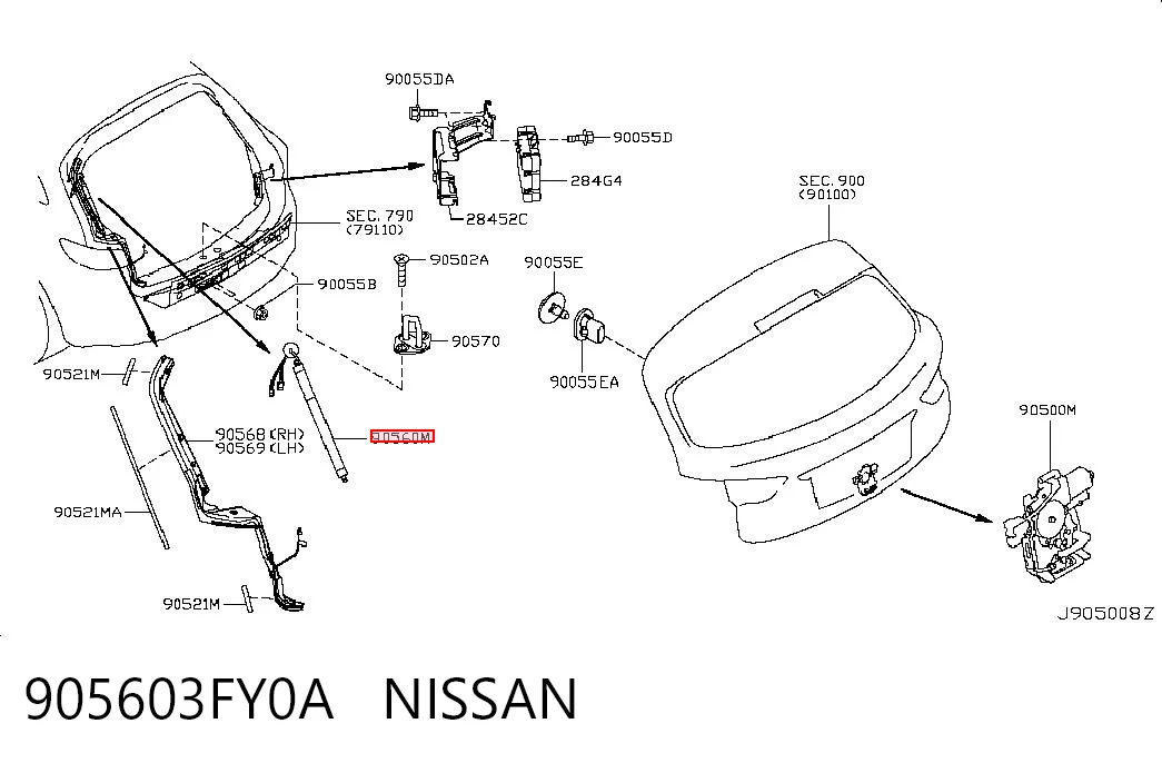905603FY0A Nissan/Infiniti