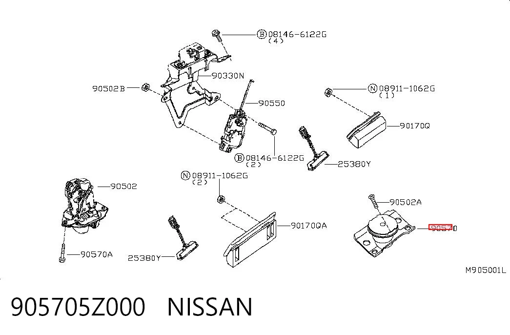 905705Z000 Nissan/Infiniti