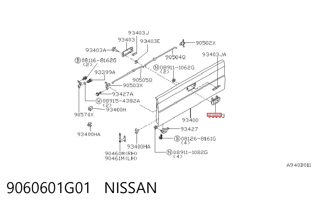 9060601G01 Nissan/Infiniti