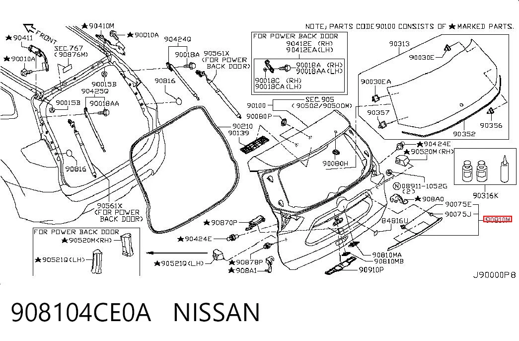 908104CE0A Nissan/Infiniti