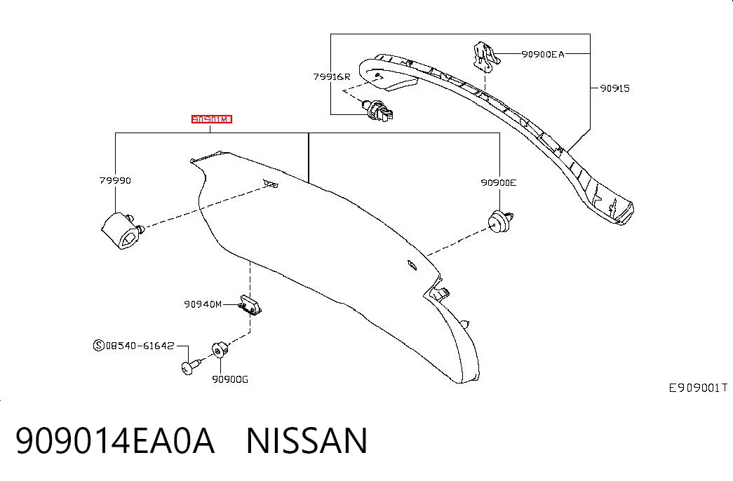 909014EA0A Nissan/Infiniti