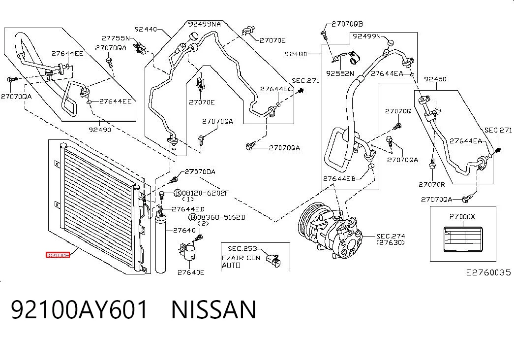 92100AY601 Nissan/Infiniti