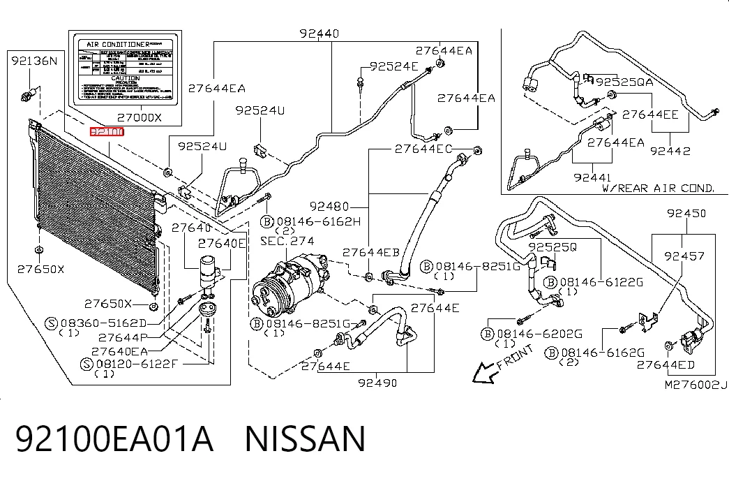 Comprar Condensador aire acondicionado Nissan Navara NP300 III D40