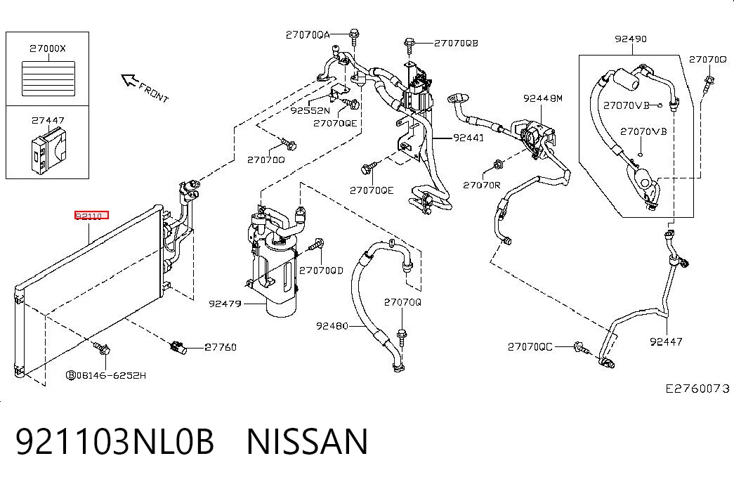 921103NL0B Nissan/Infiniti