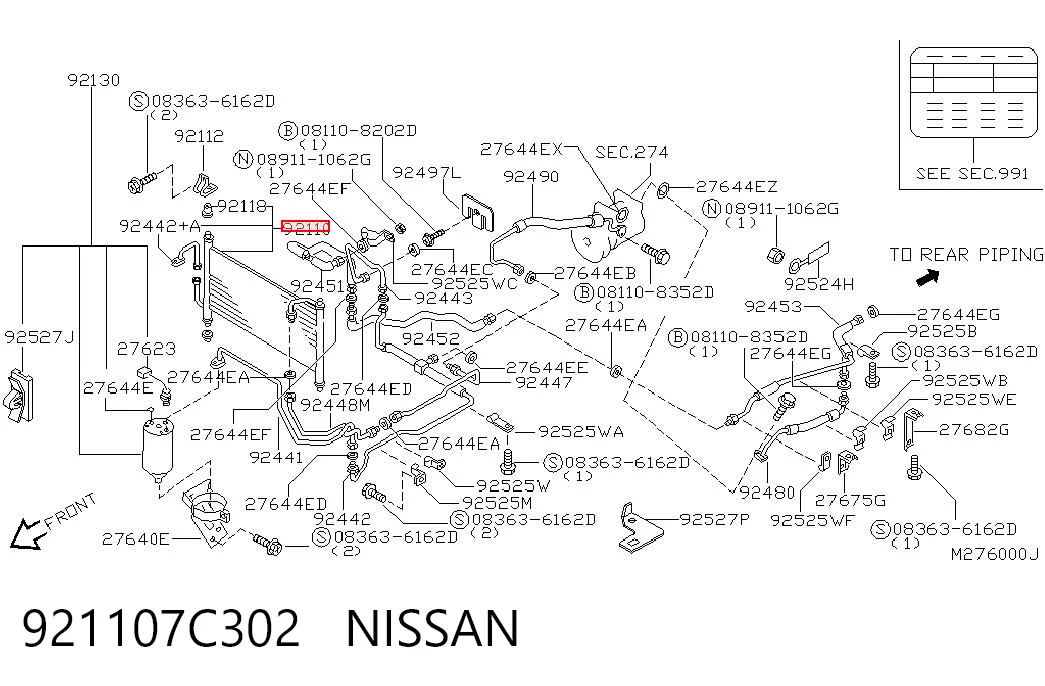 Comprar Condensador de aire acondicionado Nissan Vanette C23 a bajo precio