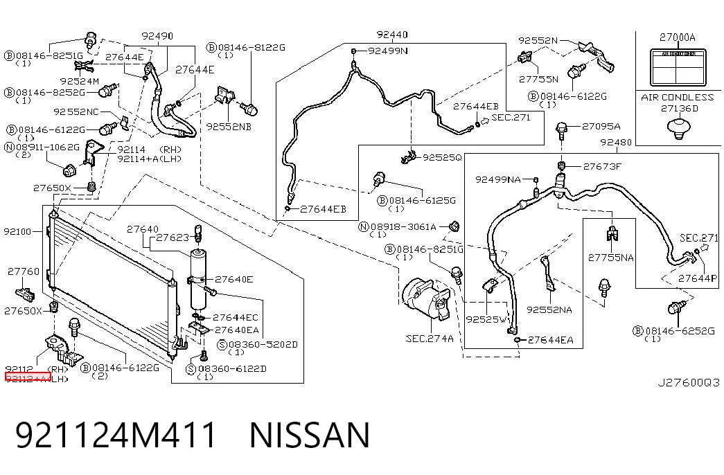 921124M411 Nissan/Infiniti